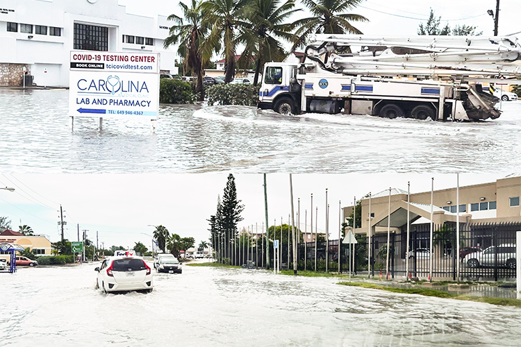 Excessive water levels in Providenciales addressed by Ministry of Physical Planning and Infrastructure Development