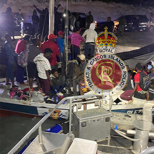 Vessel intercepted with 107 illegal migrants on board