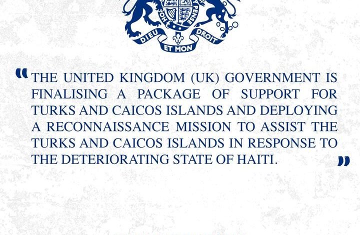 Governor Confirms UK Support Package for Turks and Caicos Islands Amid Haiti Crisis