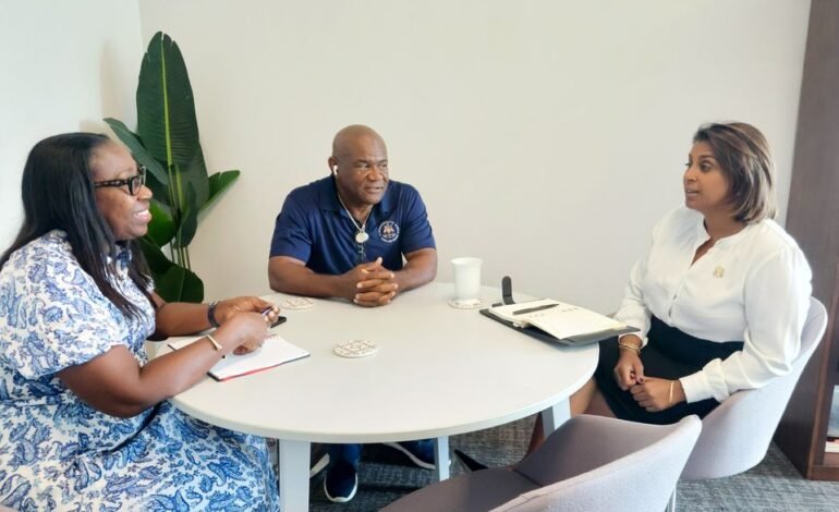 Governor Meets TCI’s Commonwealth Games Reps to Discuss Sports Development