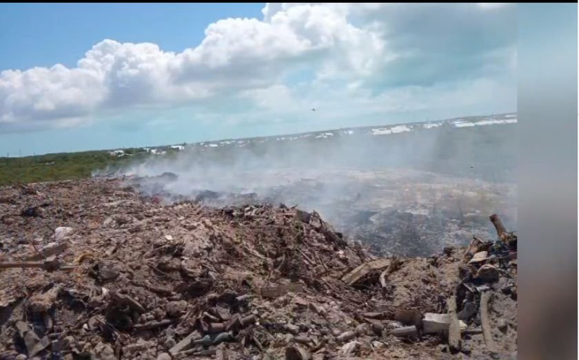 TCI Residents Take Walk-Through of Providenciales Landfill Amid Concerns