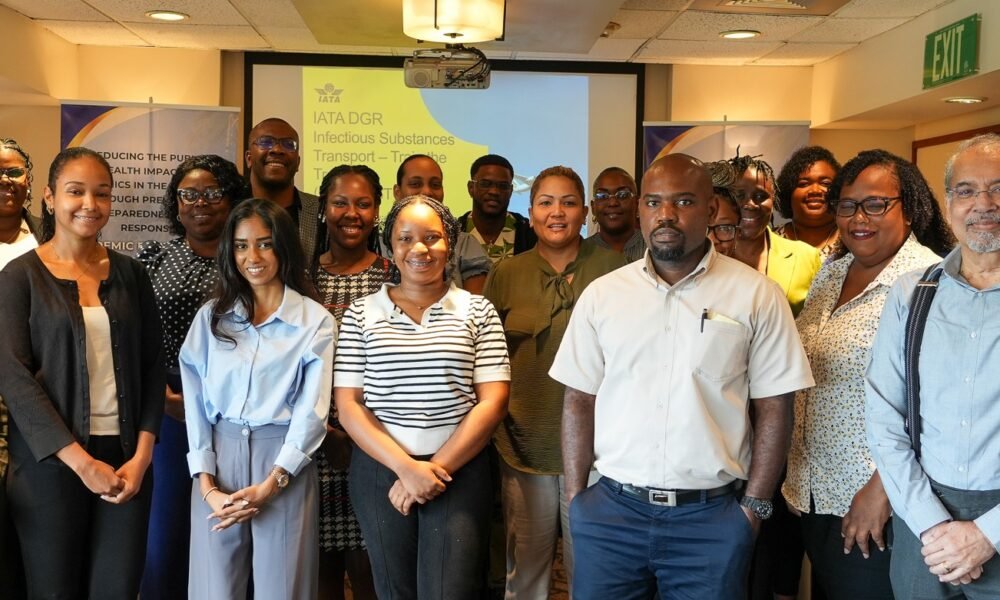 CARPHA Hosts Regional IATA Infectious Substances Transport “Train-the-Trainer” Workshop with the Pandemic Fund’s Support