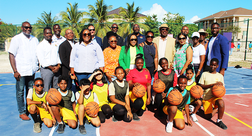 Sandals Foundation, TCI Sports Commission partner to renovate the Juba Sound basketball court